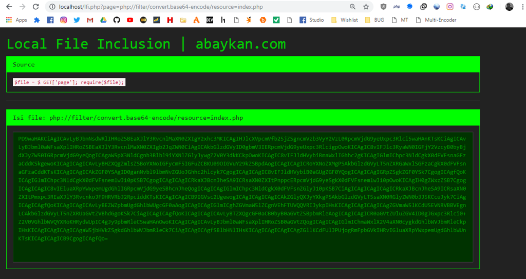 Local File Inclusion