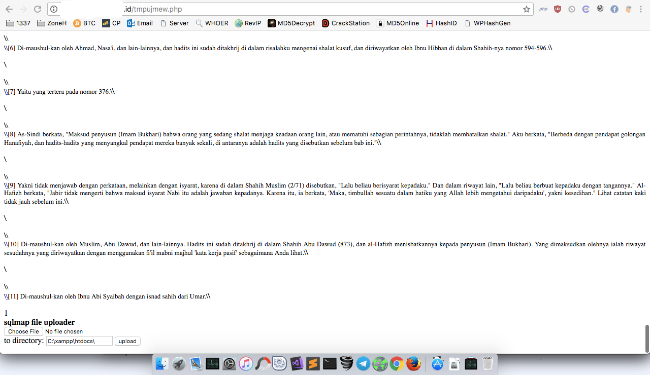 Upload Shell Menggunakan SQLMap
