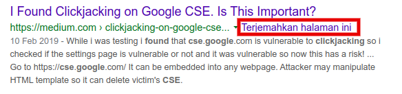XSS Google Translate